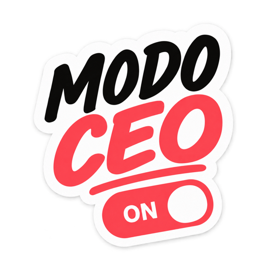 Sticker: Modo CEO ON.